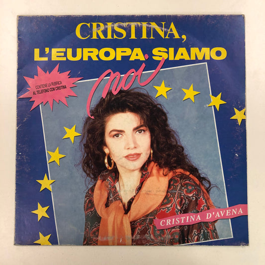 Cristina D'Avena - Cristina, L'Europa Siamo Noi (LP, Album)