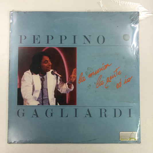Peppino Gagliardi - La Musica, La Gente Ed Io (LP, Album, RP)