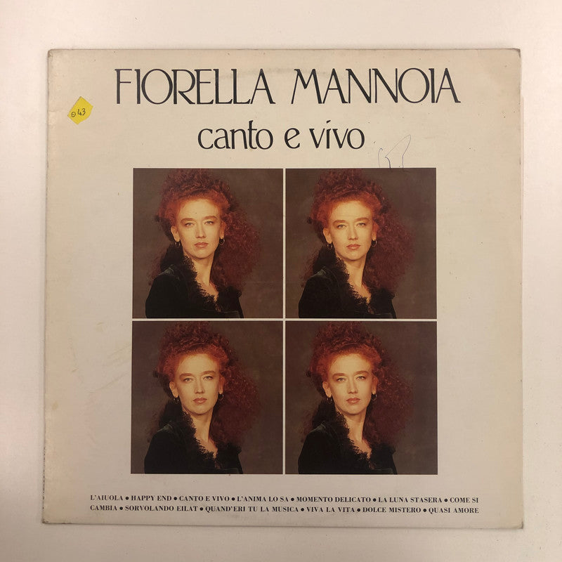 Fiorella Mannoia - Canto E Vivo (LP, Comp)