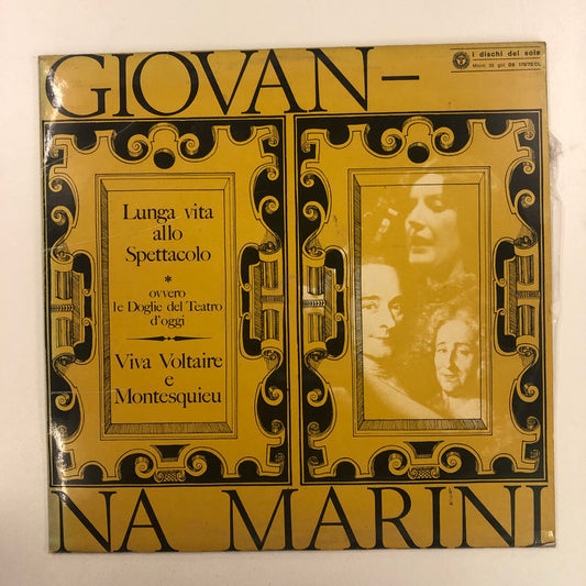 Giovanna Marini - Lunga Vita Allo Spettacolo (LP, Album, Mono)