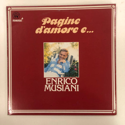 Enrico Musiani - Pagine D'Amore E...Pagine Di Vita (LP, Album)
