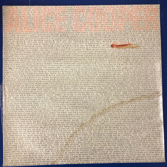 Alice Cooper - Zipper Catches Skin (LP, Album)