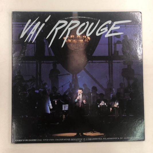 Enrico Ruggeri - Vai Rrouge (2xLP, Album, RE, Gat)