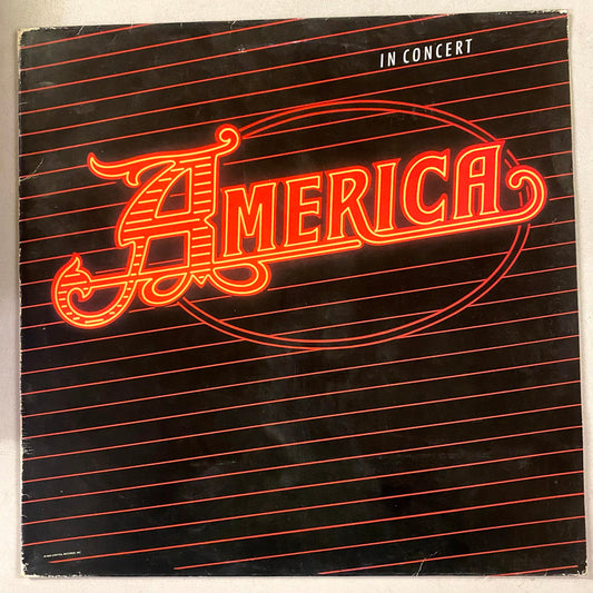 America - America In Concert (LP, Album)