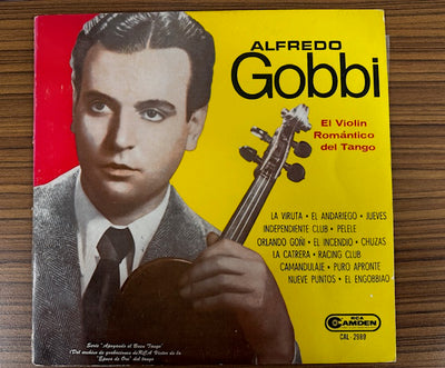 Alfredo Gobbi Y Su Orquesta Típica - El Violin Romantico Del Tango (LP, Comp, Mono, RE)