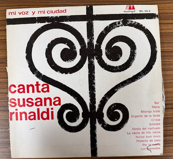 Susana Rinaldi - Mi Voz Y Mi Ciudad (LP, Album)
