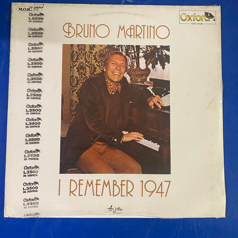 Bruno Martino - I Remember 1947 (LP, Album, RE)