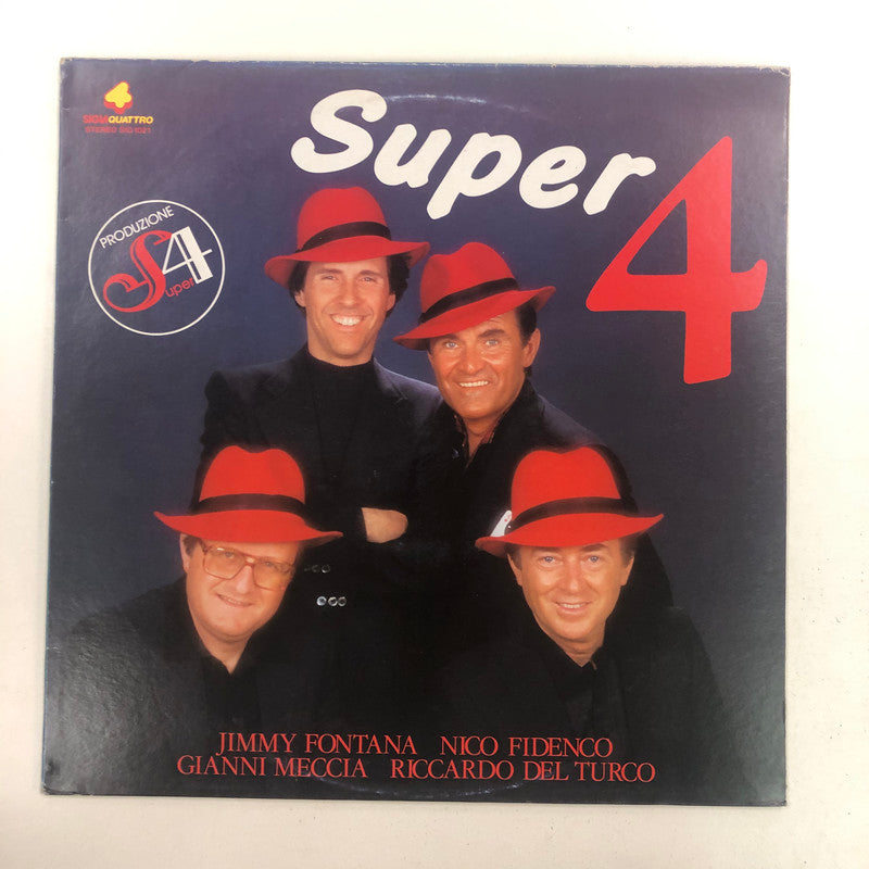 Superquattro (Jimmy Fontana, Nico Fidenco, Gianni Meccia, Riccardo Del Turco) - Super4 (LP)