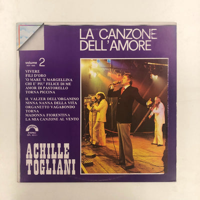 Achille Togliani - La Canzone Dell`Amore - Volume 2 (LP, Comp)