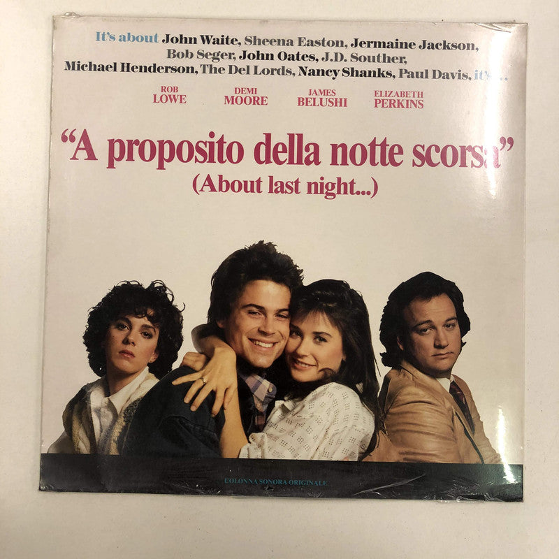 Various - "About Last Night..." - " A Proposito Della Notte Scorsa " Music From The Motion Picture (LP, Album)