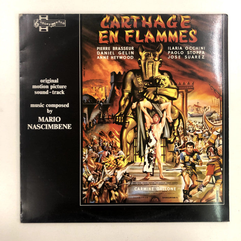 Mario Nascimbene - Cartagine In Fiamme (Original Motion Picture Soundtrack) (LP, Album, Mono, RE)
