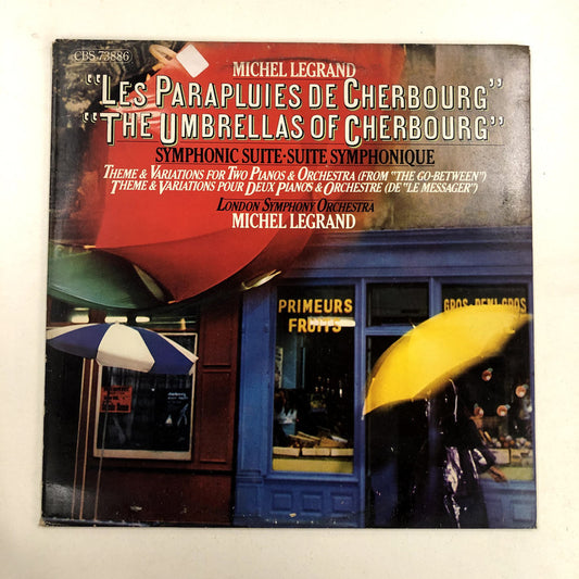 Michel Legrand, London Symphony Orchestra - The Umbrellas Of Cherbourg / Theme & Variations For Two Pianos & Orchestra (From The Go-Between) (LP)