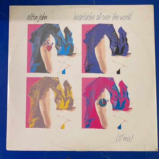 Elton John - Heartache All Over The World (12", Single)
