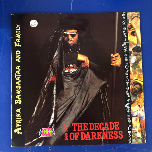 Afrika Bambaataa & Family - The Decade Of Darkness 1990-2000 (LP, Album)