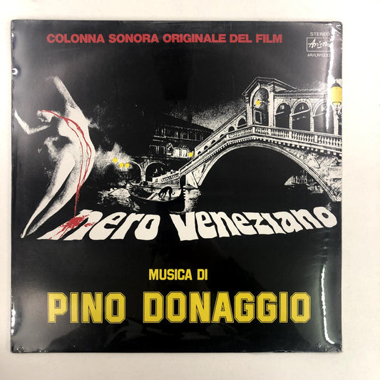 Pino Donaggio - Nero Veneziano (Colonna Sonora Originale Del Film) (LP, Album)