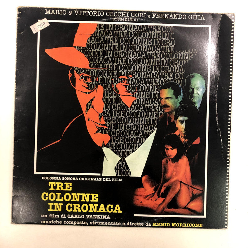 Ennio Morricone - Tre Colonne In Cronaca Original Soundtrack (LP, Album)