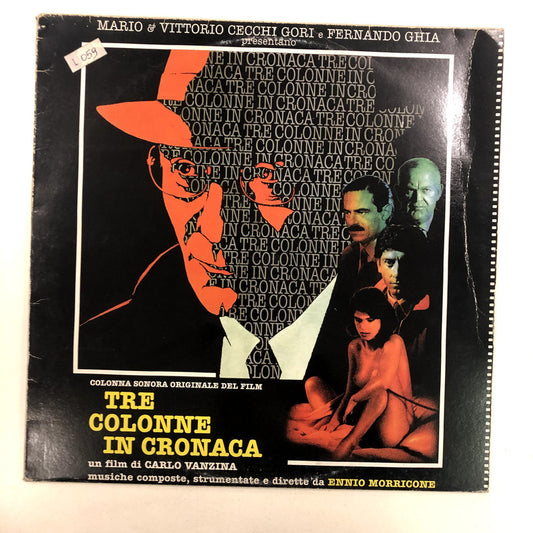 Ennio Morricone - Tre Colonne In Cronaca Original Soundtrack (LP, Album)