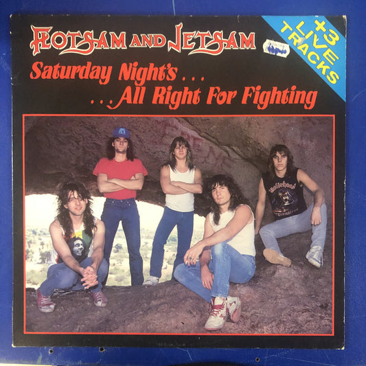 Flotsam And Jetsam - Saturday Night's All Right For Fighting (12")