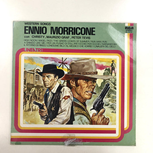 Ennio Morricone Con Christy - Maurizio Graf - Peter Tevis - Western Songs (LP, Comp)