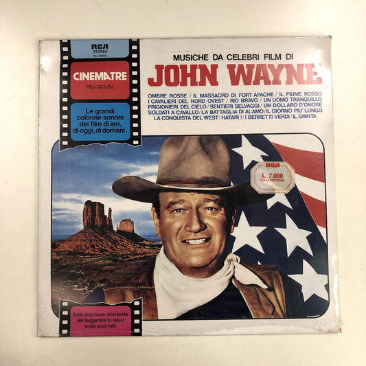 Various - Musiche Da Celebri Film di John Wayne (LP, Comp, Promo)