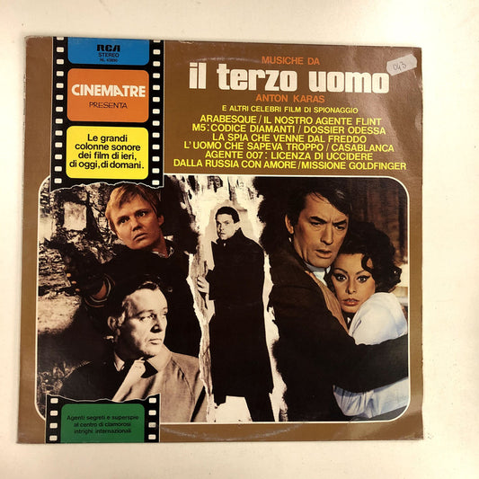 Various - Musiche Da "Il Terzo Uomo" E Altri Celebri Film Di Spionaggio (LP, Comp)