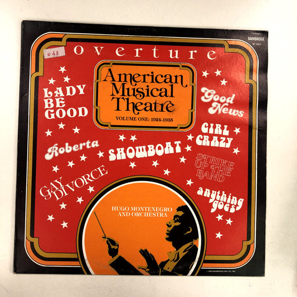 Hugo Montenegro And Orchestra - Overture / American Musical Theatre Volume One: 1924-1935 (LP, RE)