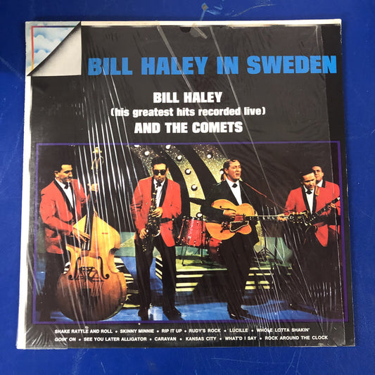 Bill Haley And The Comets - Bill Haley In Sweden (His Greatest Hits Recorded Live) (LP, Album, RE)