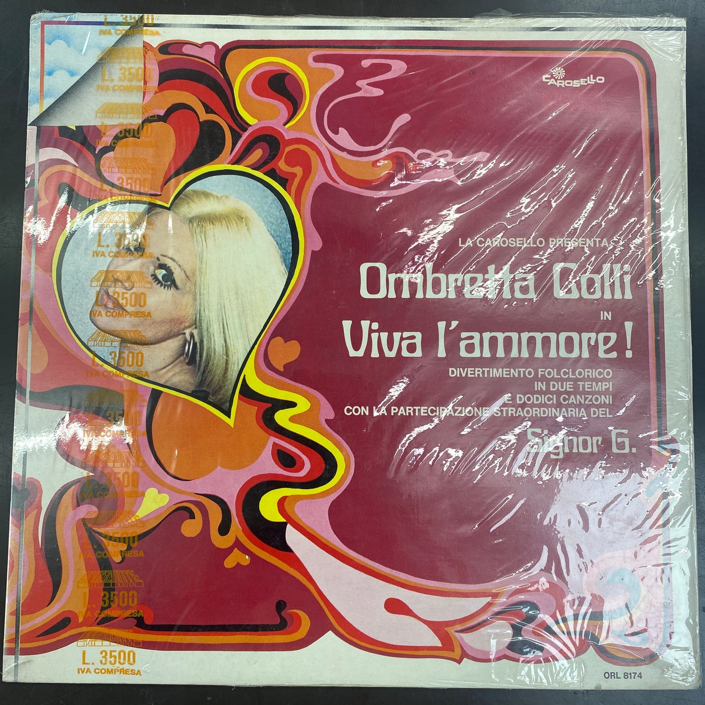 Ombretta Colli - Viva L'Ammore ! (LP, RE)