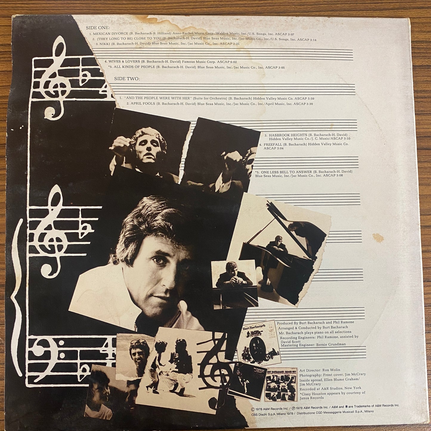 Burt Bacharach - Burt Bacharach (LP, Album, Gat)