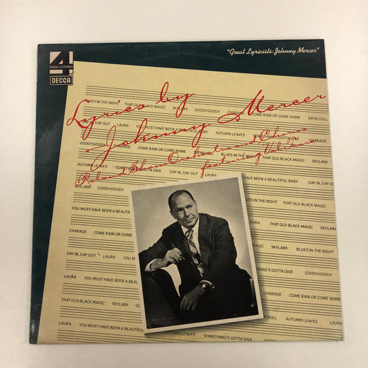 Roland Shaw Orchestra And Chorus Featuring Val Teare - Great Lyricists: Johnny Mercer (LP, Album, Promo)