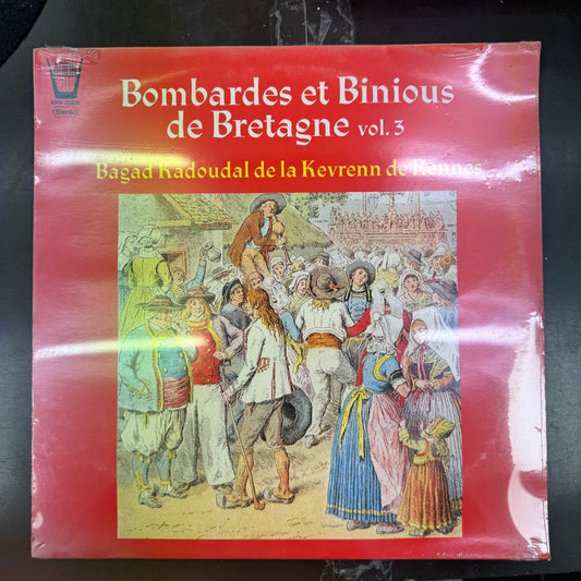 Bagad Kadoudal De La Kevrenn De Rennes - Bombardes Et Binious de Bretagne Vol.3 (LP)