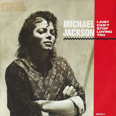 Michael Jackson - I Just Can't Stop Loving You (7", Single)
