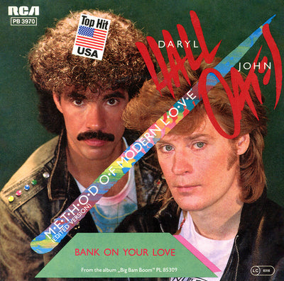 Daryl Hall & John Oates - M·e·t·h·o·d O·f Modern L·o·v·e (Edited Version) (7", Single)
