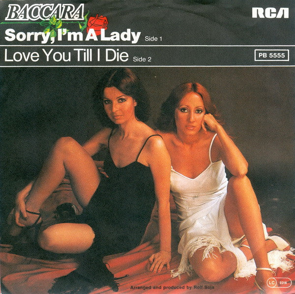 Baccara - Sorry, I'm A Lady (7")