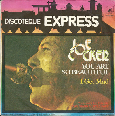 Joe Cocker - You Are So Beautiful / I Get Mad (7")