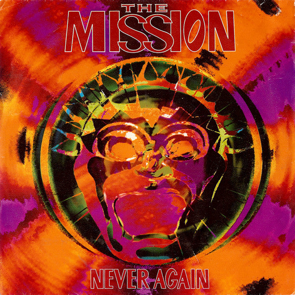 The Mission - Never Again (7", Single, Whi)