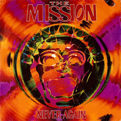 The Mission - Never Again (7", Single, Whi)