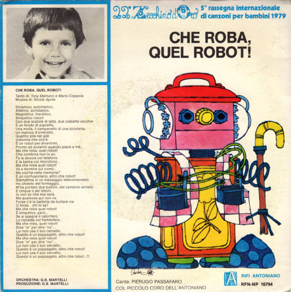 Various - Zecchino D'Oro 79 / Che Roba , Quel Robot! (7", Single)