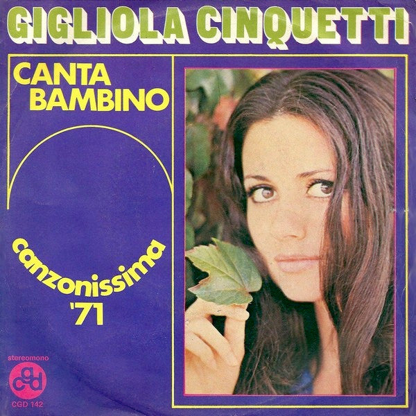 Gigliola Cinquetti - Canta Bambino (7")