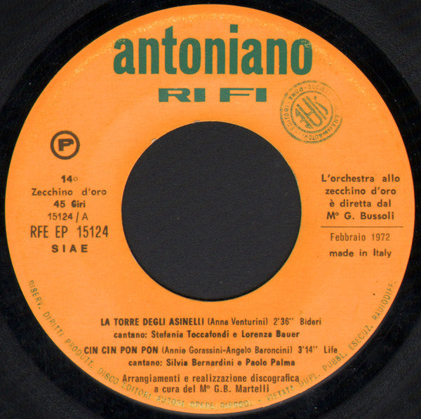 Piccolo Coro Dell'Antoniano - 14° Zecchino D'oro (7", EP)