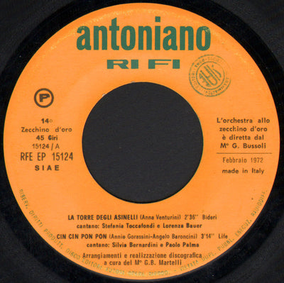 Piccolo Coro Dell'Antoniano - 14° Zecchino D'oro (7", EP)