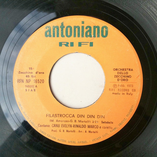 Evelyn Canu, Marco Rinaldo / Ornella Baselice - Filastrocca Din Din Din / Io Con Chi Sto? (7")