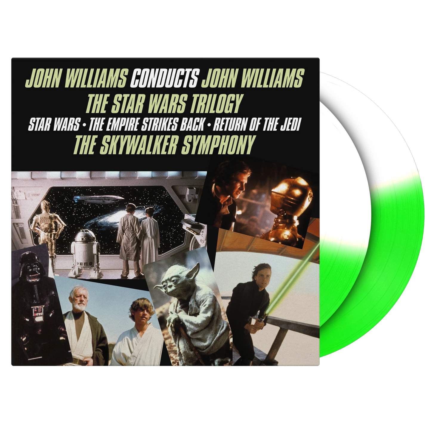 John Williams - John Williams Conducts The Star Wars Trilogy (White Green Split, 2LP, 180gr)