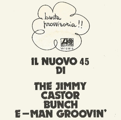 The Jimmy Castor Bunch - E-Man Groovin' / I Love A Mellow Groove (7")