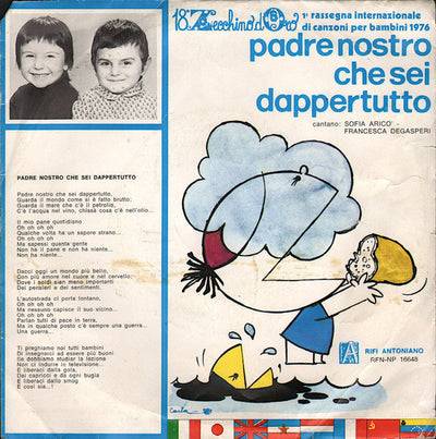 Sofia Aricò, Francesca De Gasperi / Eduard Rubin - Padre Nostro Che Sei Dappertutto / Vento Venticello (7")