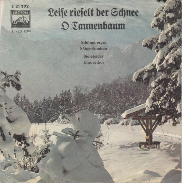 Schöneberger Sängerknaben / Der Bielefelder Kinderchor - Leise Rieselt Der Schnee / O Tannenbaum (7", Single, Mono)