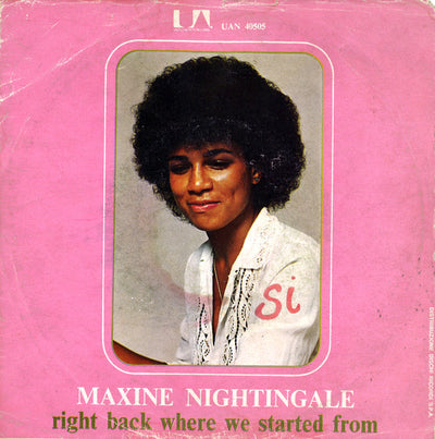 Maxine Nightingale - Right Back Where We Started From (7", Single)