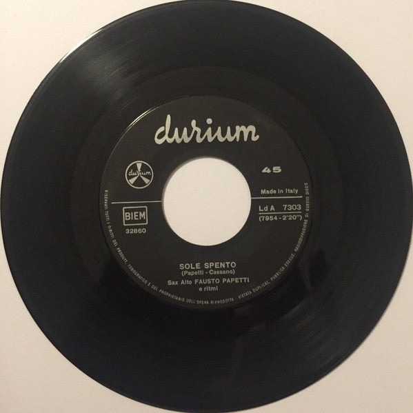 Fausto Papetti - Sole Spento (7")