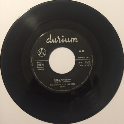 Fausto Papetti - Sole Spento (7")