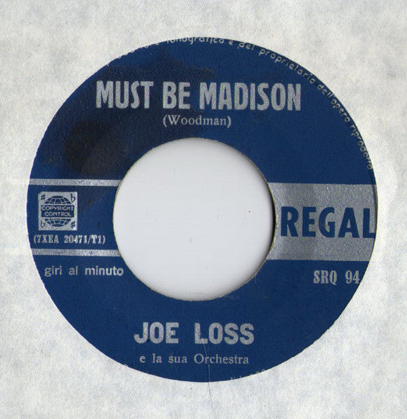 Joe Loss & His Orchestra - Must Be Madison (7")